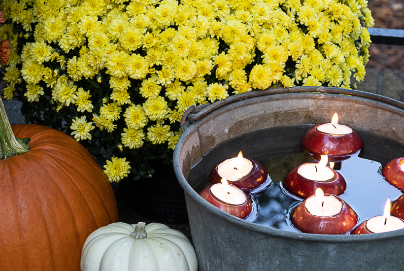 Simple Fall Porch