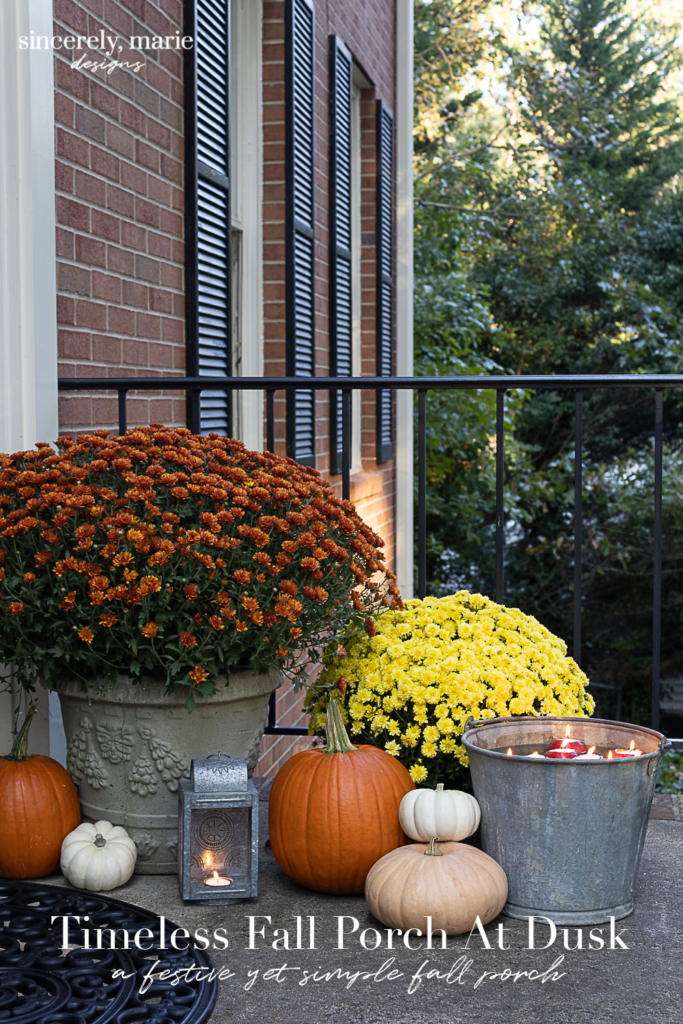 Simple Fall Porch 