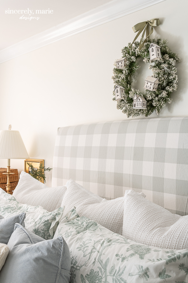 Our Snowy Christmas Bedroom - Sincerely, Marie Designs