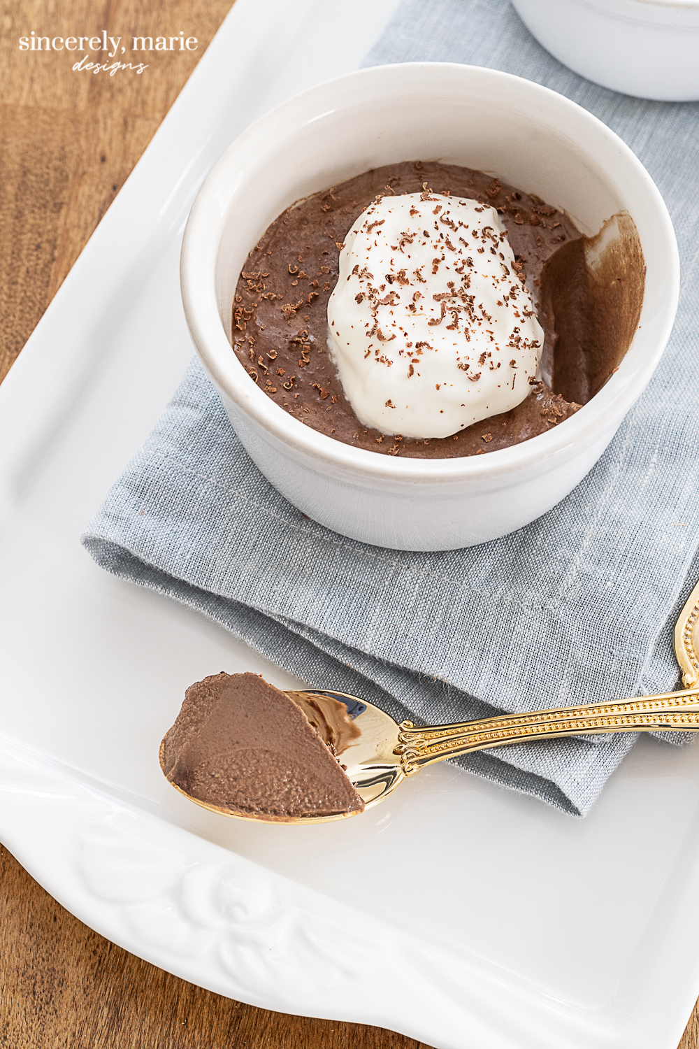 Chocolate Orange Pots de Crème Sincerely, Marie Designs