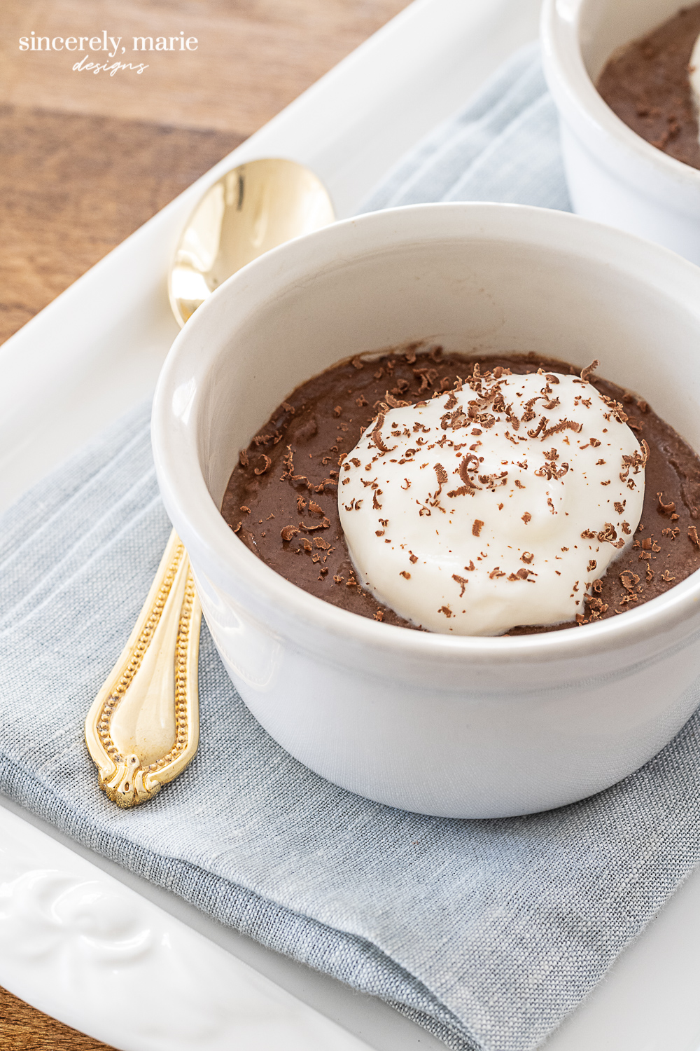 Chocolate Orange Pots de Crème Sincerely, Marie Designs