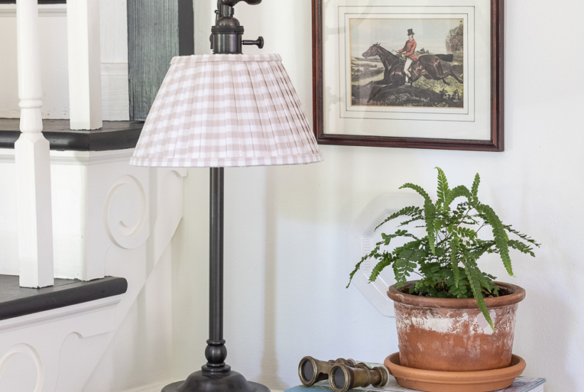 DIY Pleated Lamp Shades