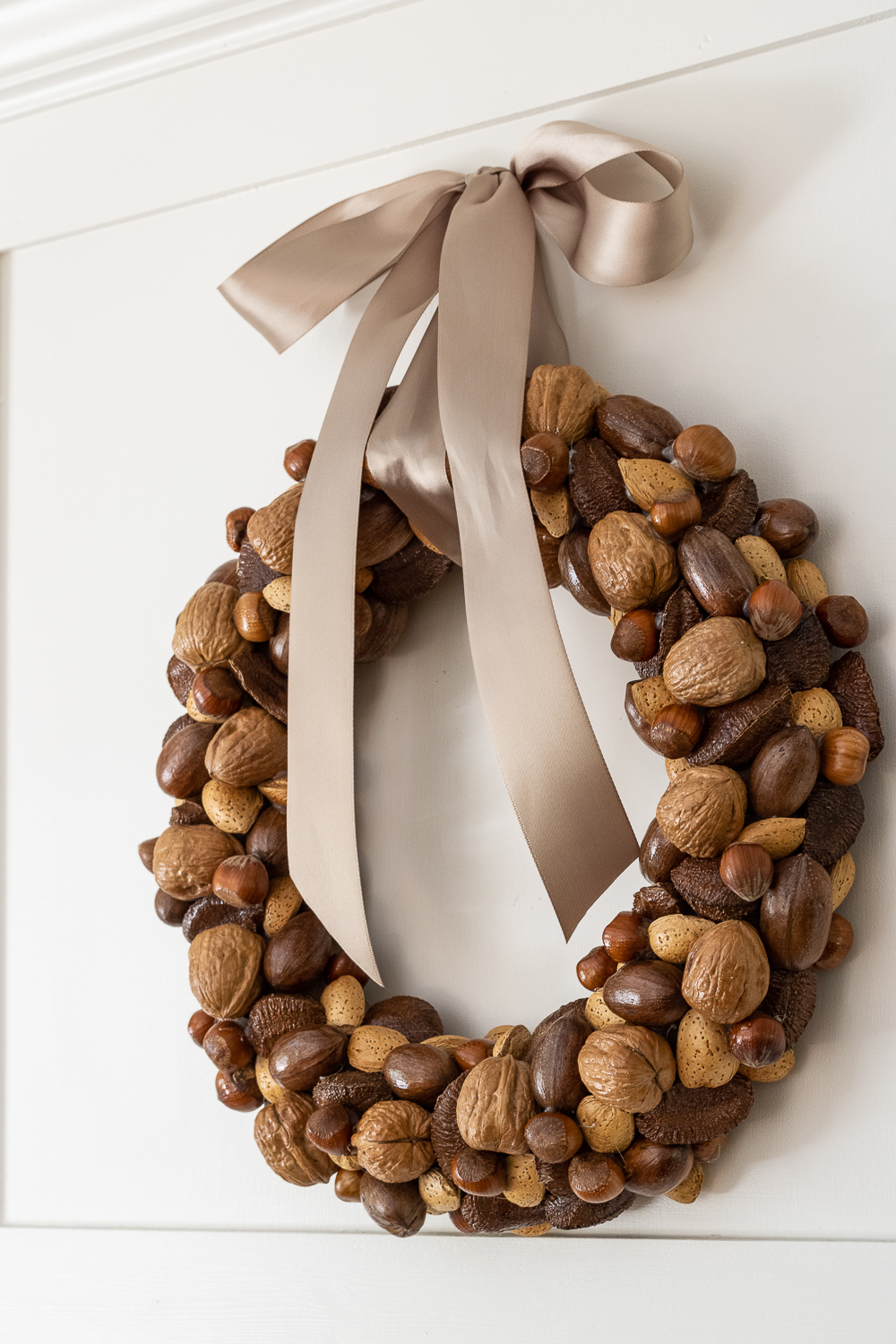 DIY Harvest Nut Wreath - Sincerely, Marie Designs