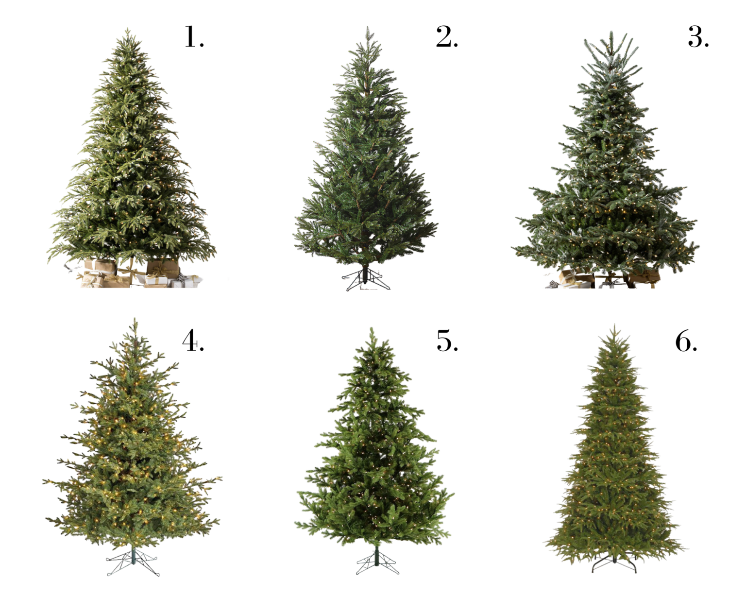 My Favorite Realistic Looking Christmas Trees Sincerely, Marie Designs