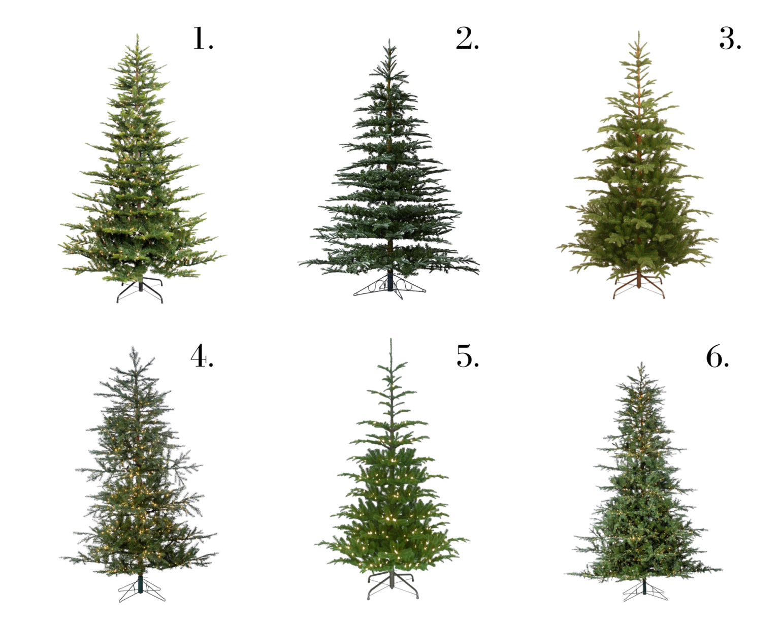 My Favorite Realistic Looking Christmas Trees Sincerely, Marie Designs