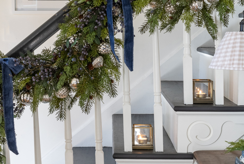 Timeless Christmas Foyer